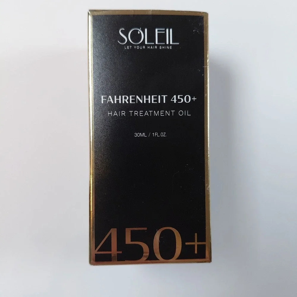 SOLEIL Fahrenheit 450+ Hair Treatment Oil Heat Protection 1 fl oz Ginger Scent